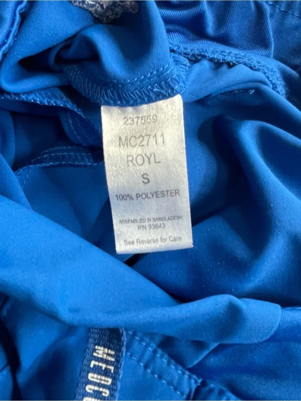 Med Couture Royal Blue Cargo Jogger‎ Scrub Pants~Size Small ~ Medical Staff